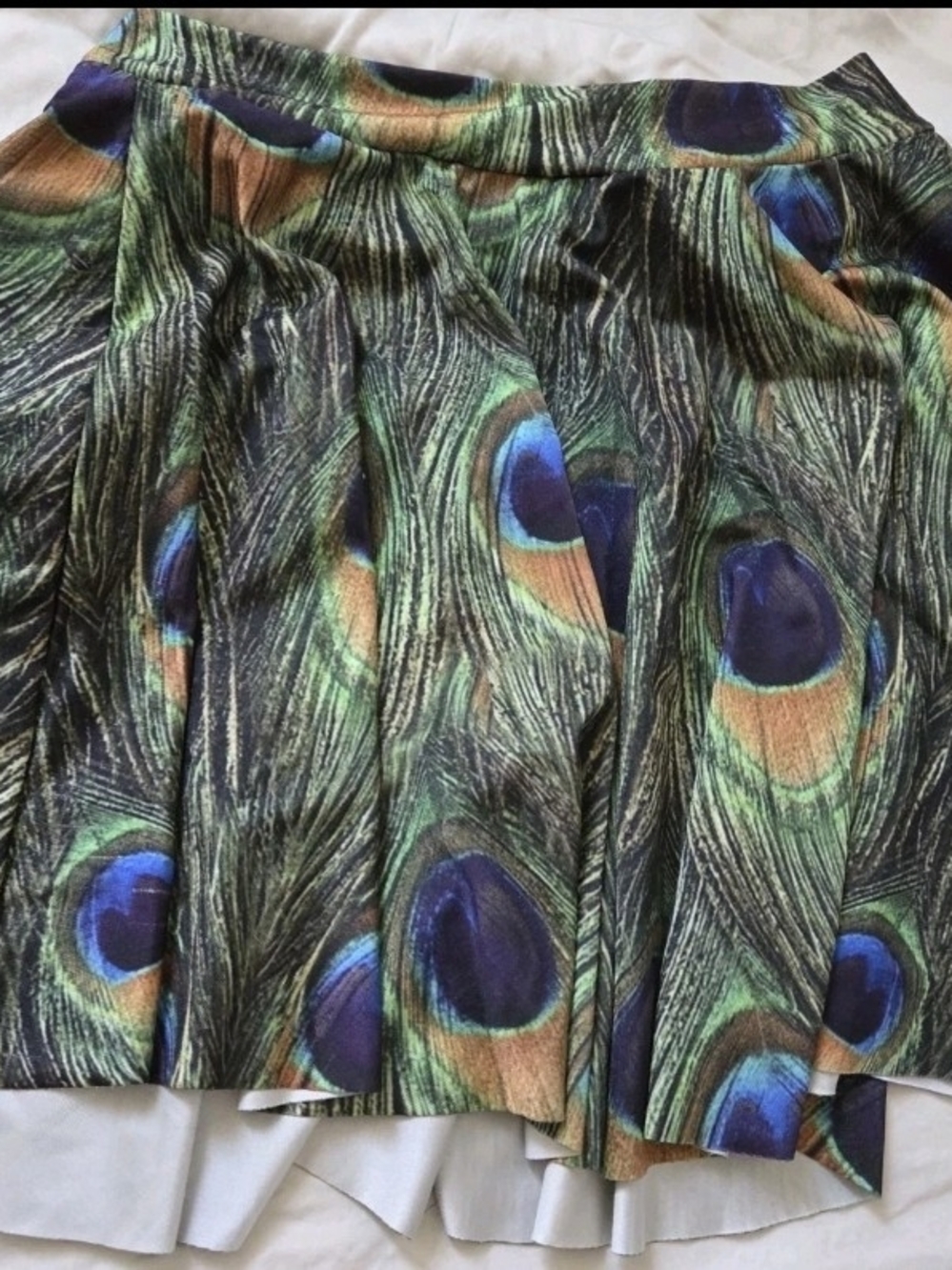 Peacock Skater Skirt